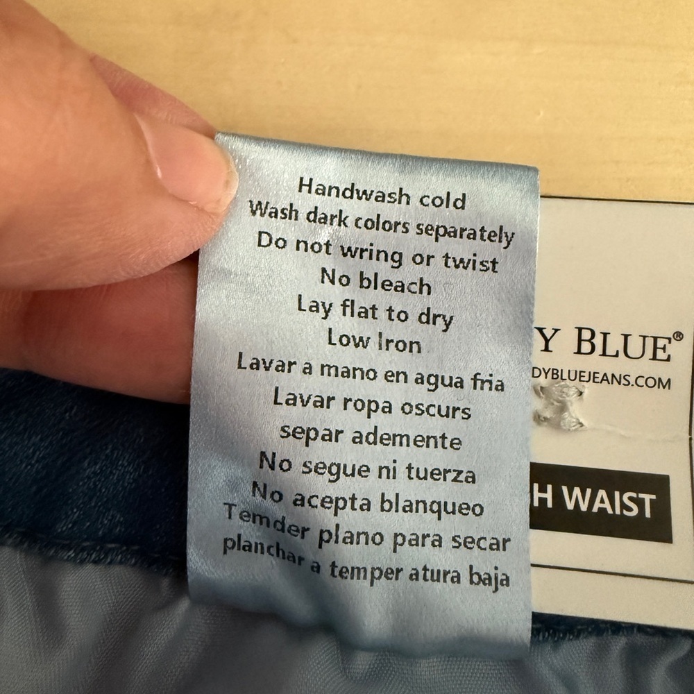 Judy Blue High Waist Button Fly Medium Wash Stretch Jeans - XL - Picture 8 of 11